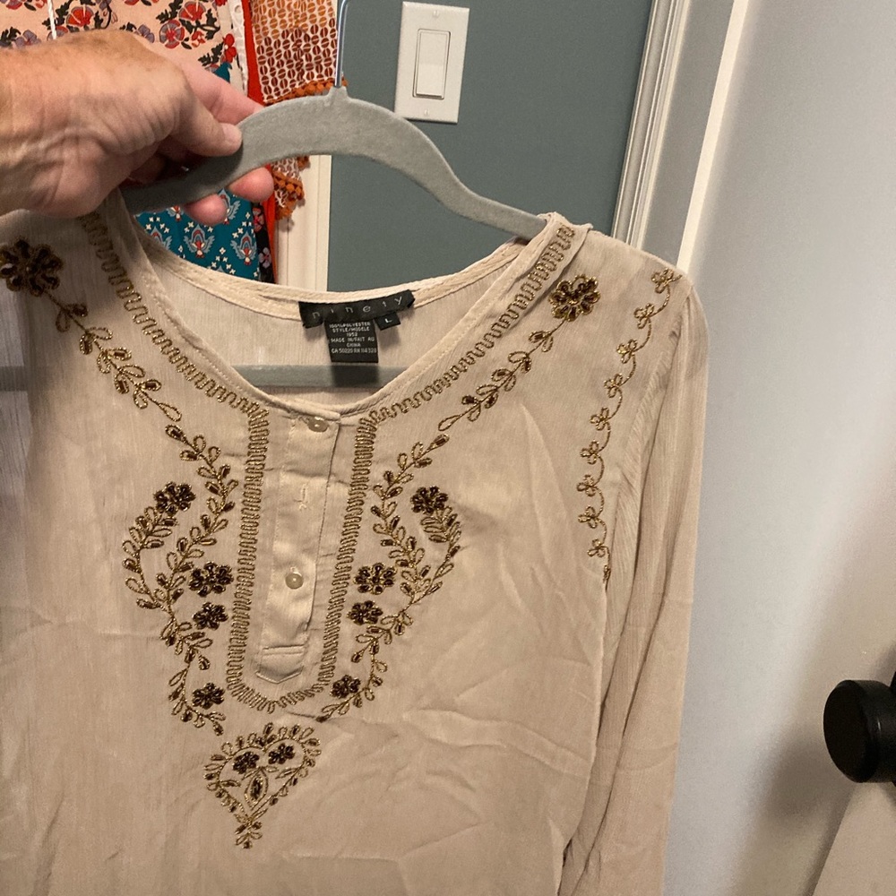 Blouse with camisole